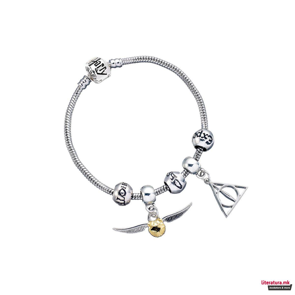 Белезица со приврзоци, Harry Potter - Golden Snitch, Deathly Hallows, Spells