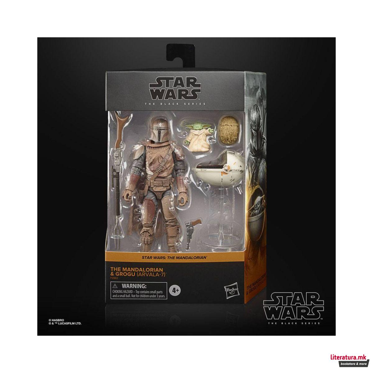 Фигура, Star Wars - The Mandalorian & Grogu Arvala 7 (The Black Series)