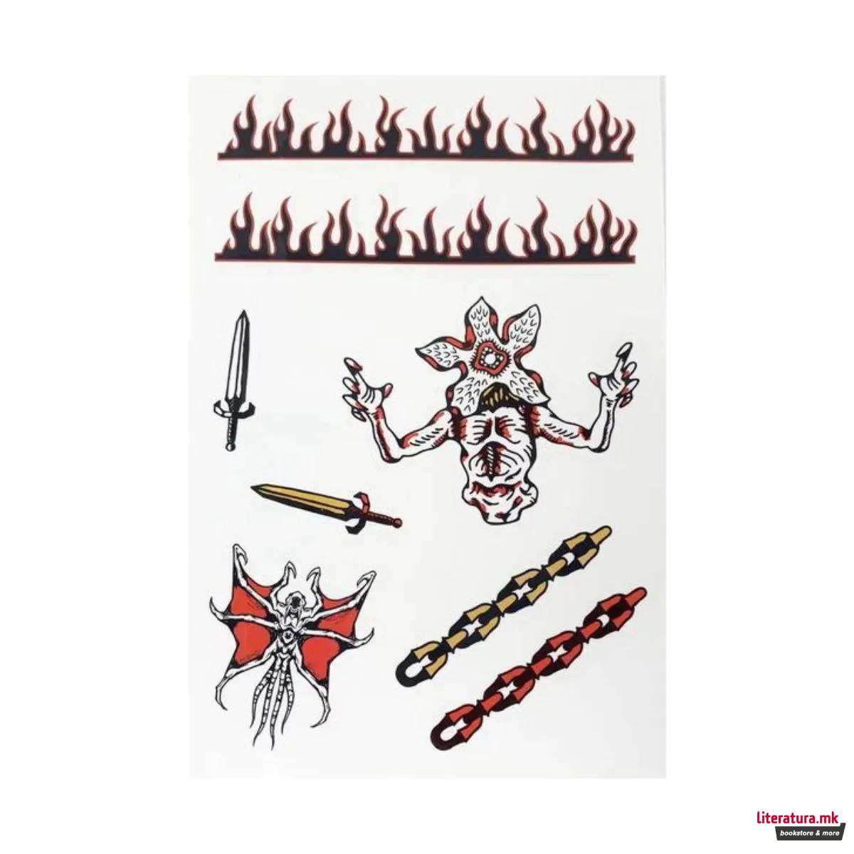 Сет стикери, Stranger Things 4 - Upside Down, 1/39