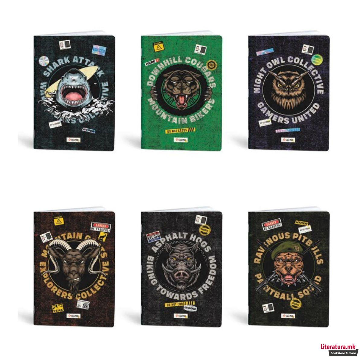 Тетратка, Lipa Mill, Sport Beasts, A4, линии 