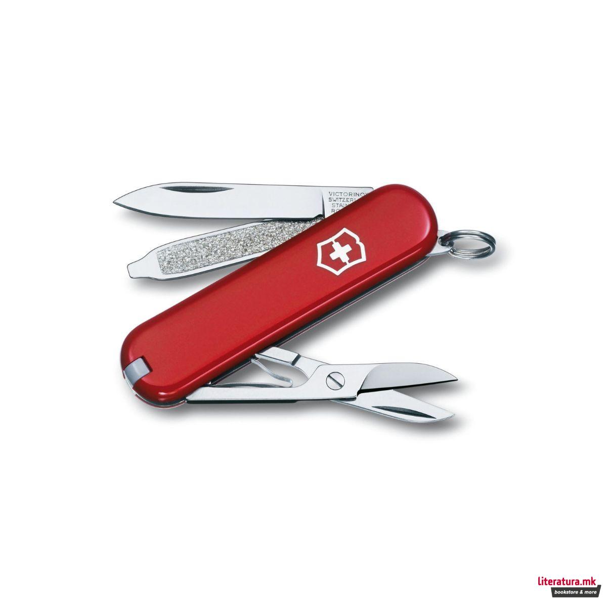 Џебно ноже - мултифункционално, Victorinox, Classic - црвено, 58mm
