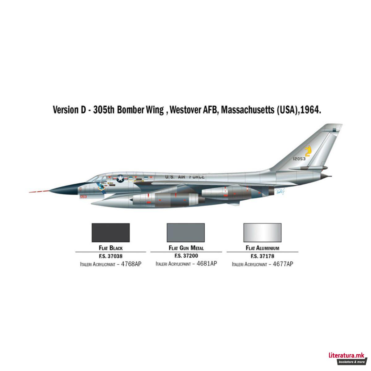Макета, B-58 Hustler, 1:72