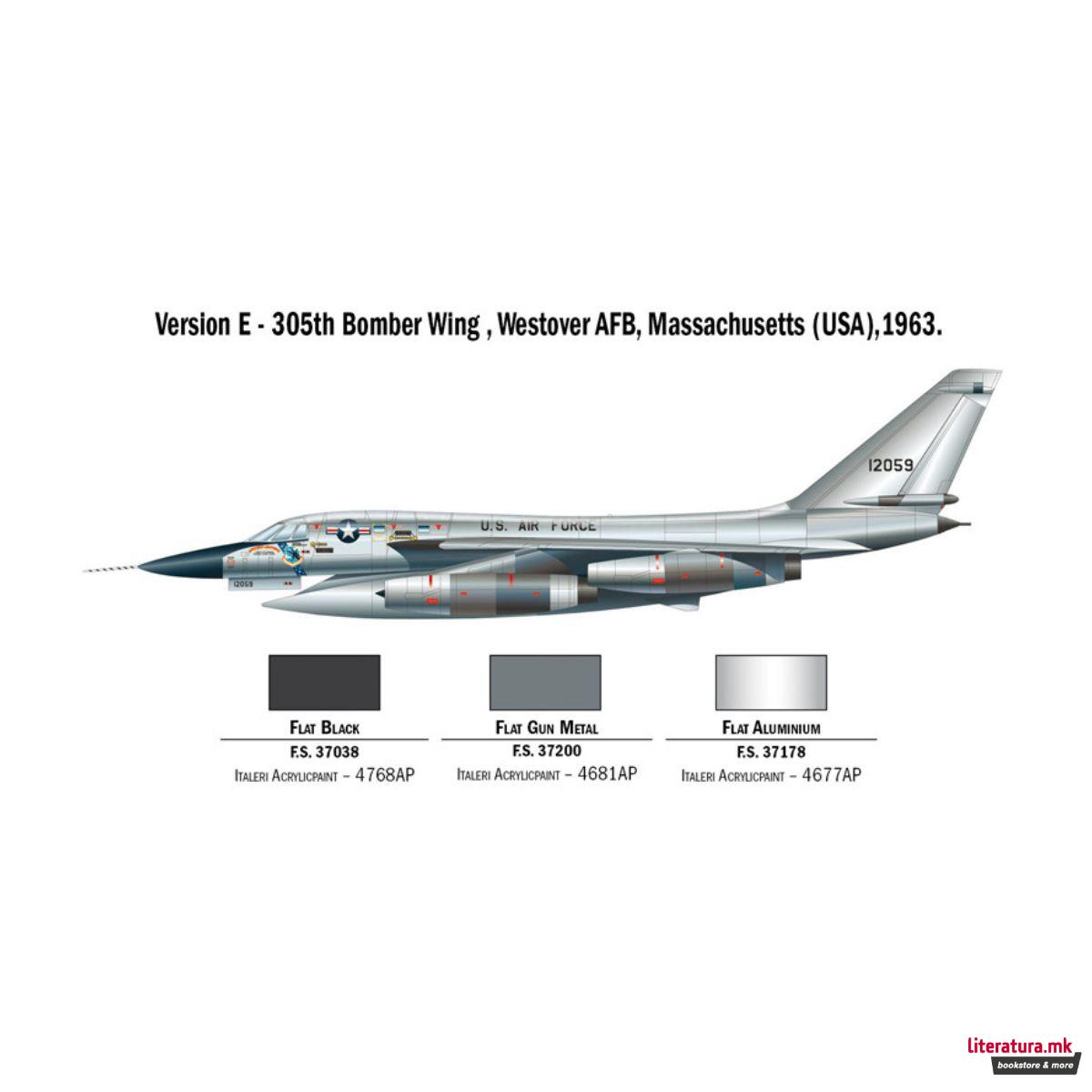 Макета, B-58 Hustler, 1:72