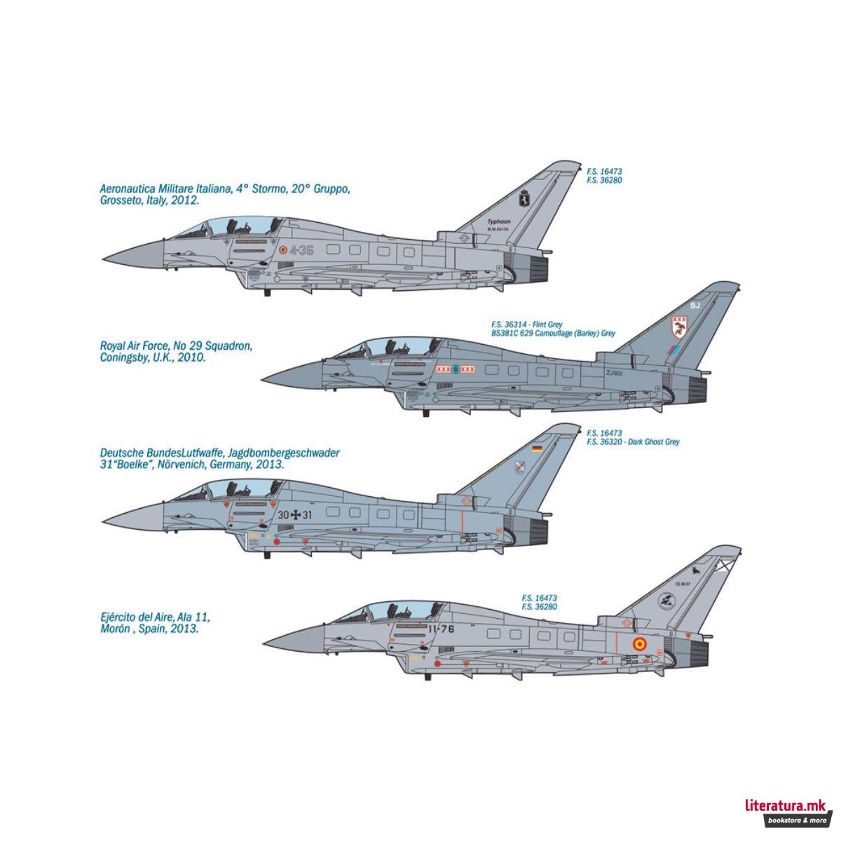 Макета, EF 2000 Typhoon IIB, 1:72