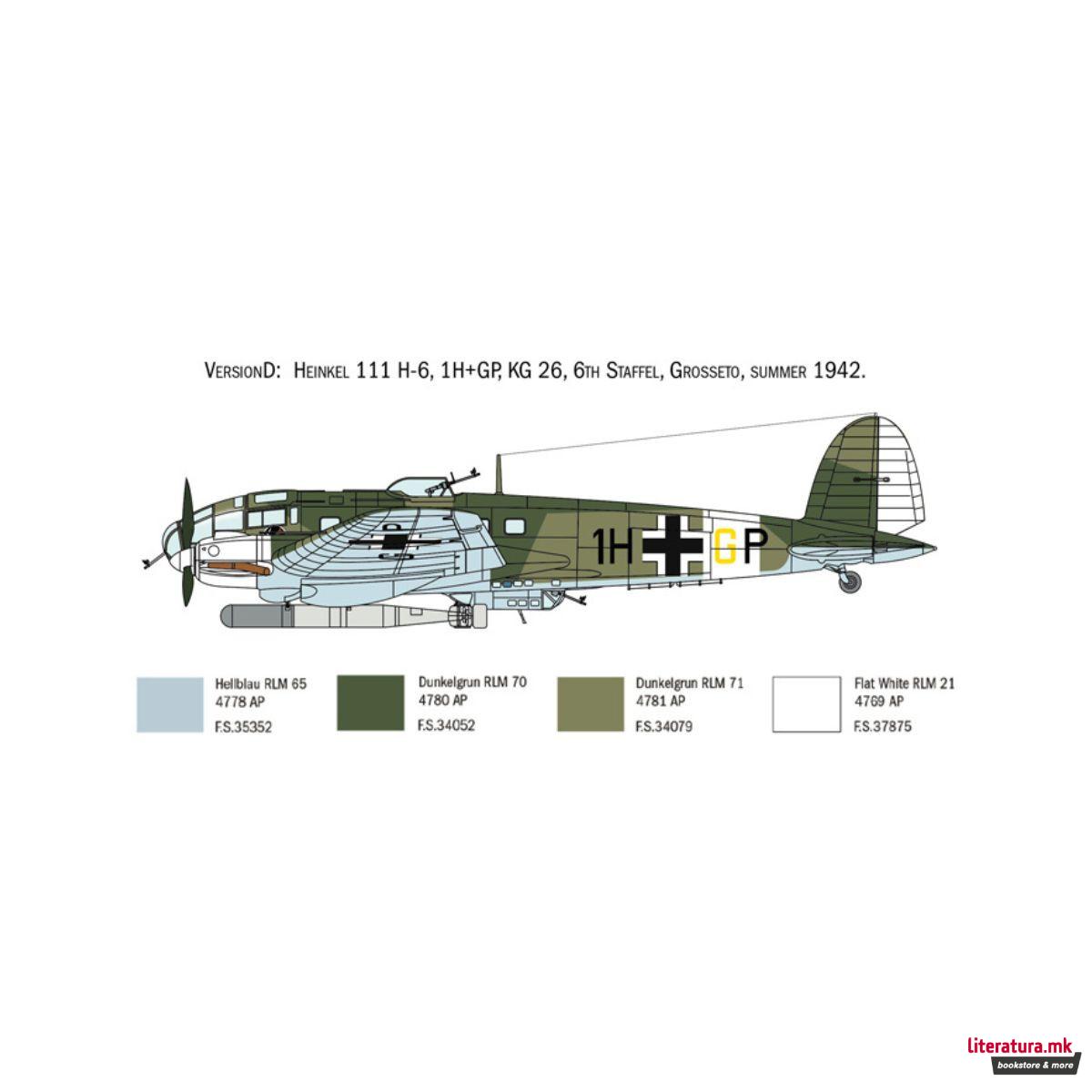Макета, Heinkel HE111H, 1:72