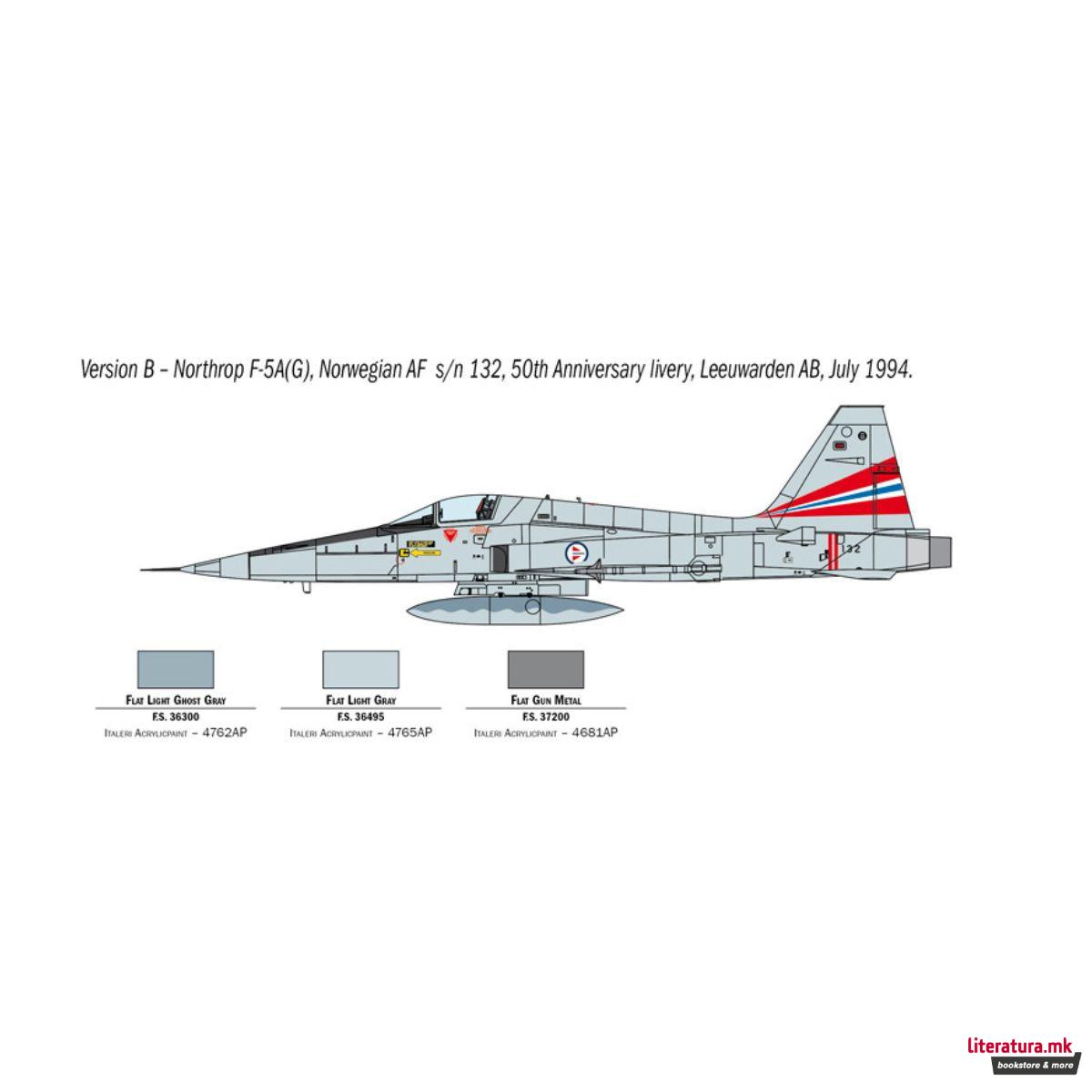 Макета, F-5A Freedom Fighter, 1:72