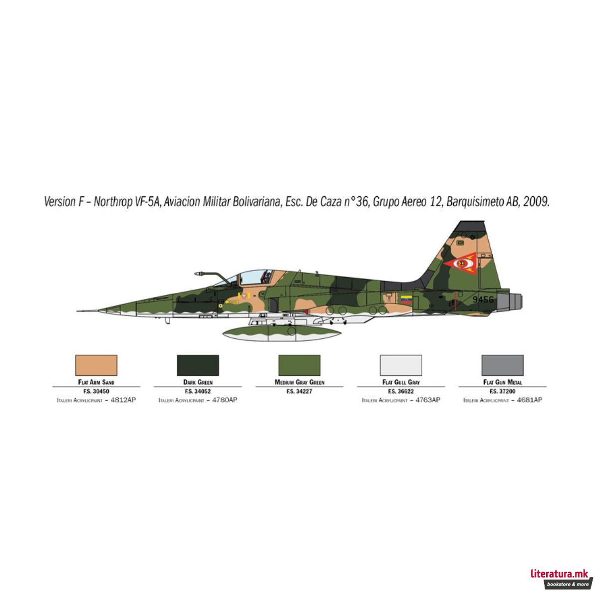 Макета, F-5A Freedom Fighter, 1:72