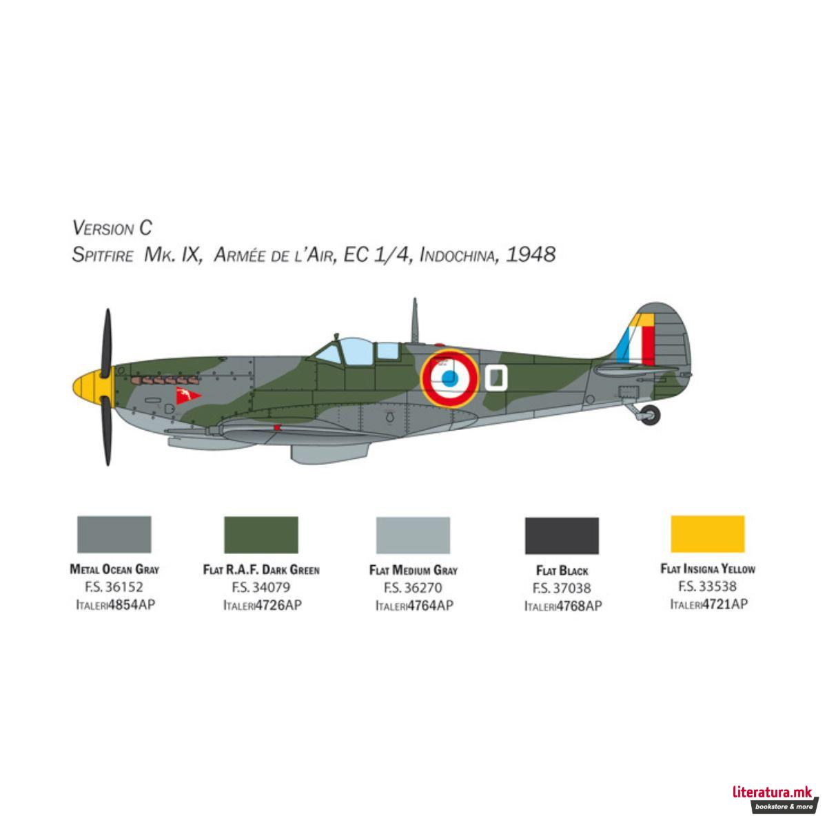 Макета, Spitfire Mk. IX, 1:48