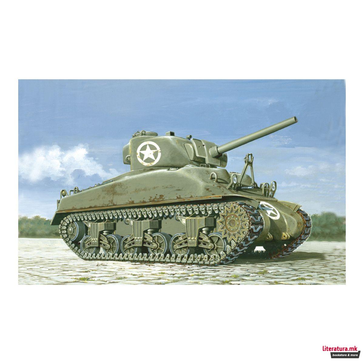 Макета, M4A1 Sherman, 1:72