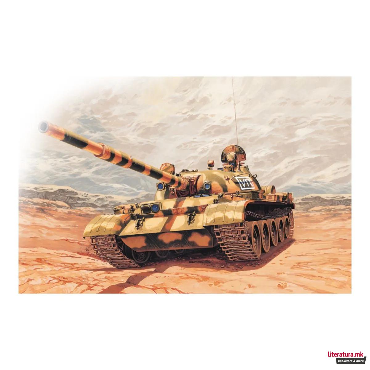 Макета, T-62, 1:72