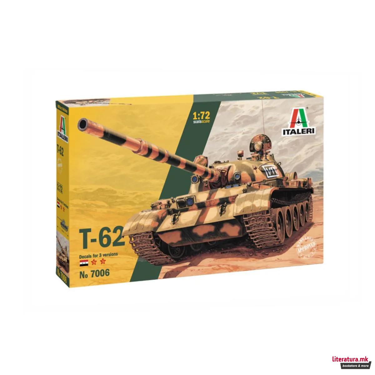 Макета, T-62, 1:72