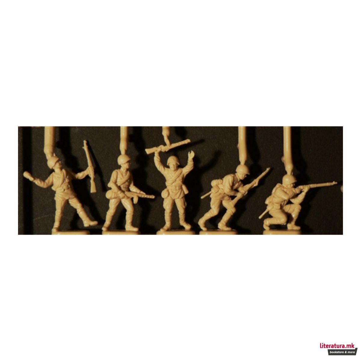 Макета, Russian Infantry WWII, 1:72