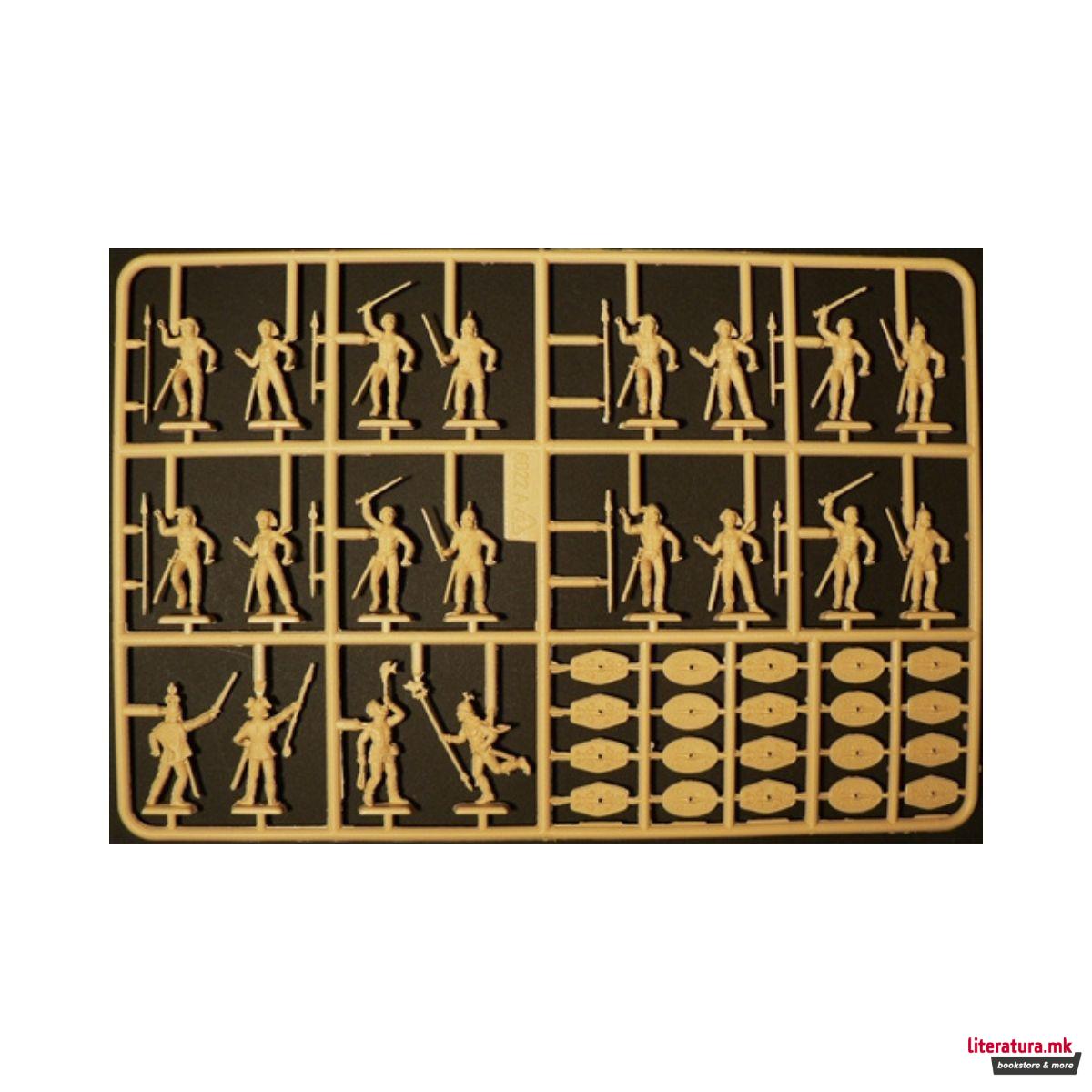 Макета, Gauls Warriors I-II Century BC, 1:72