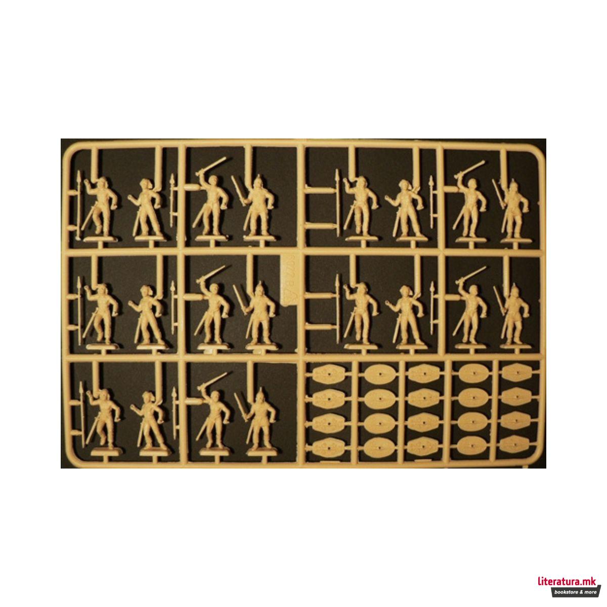 Макета, Gauls Warriors I-II Century BC, 1:72
