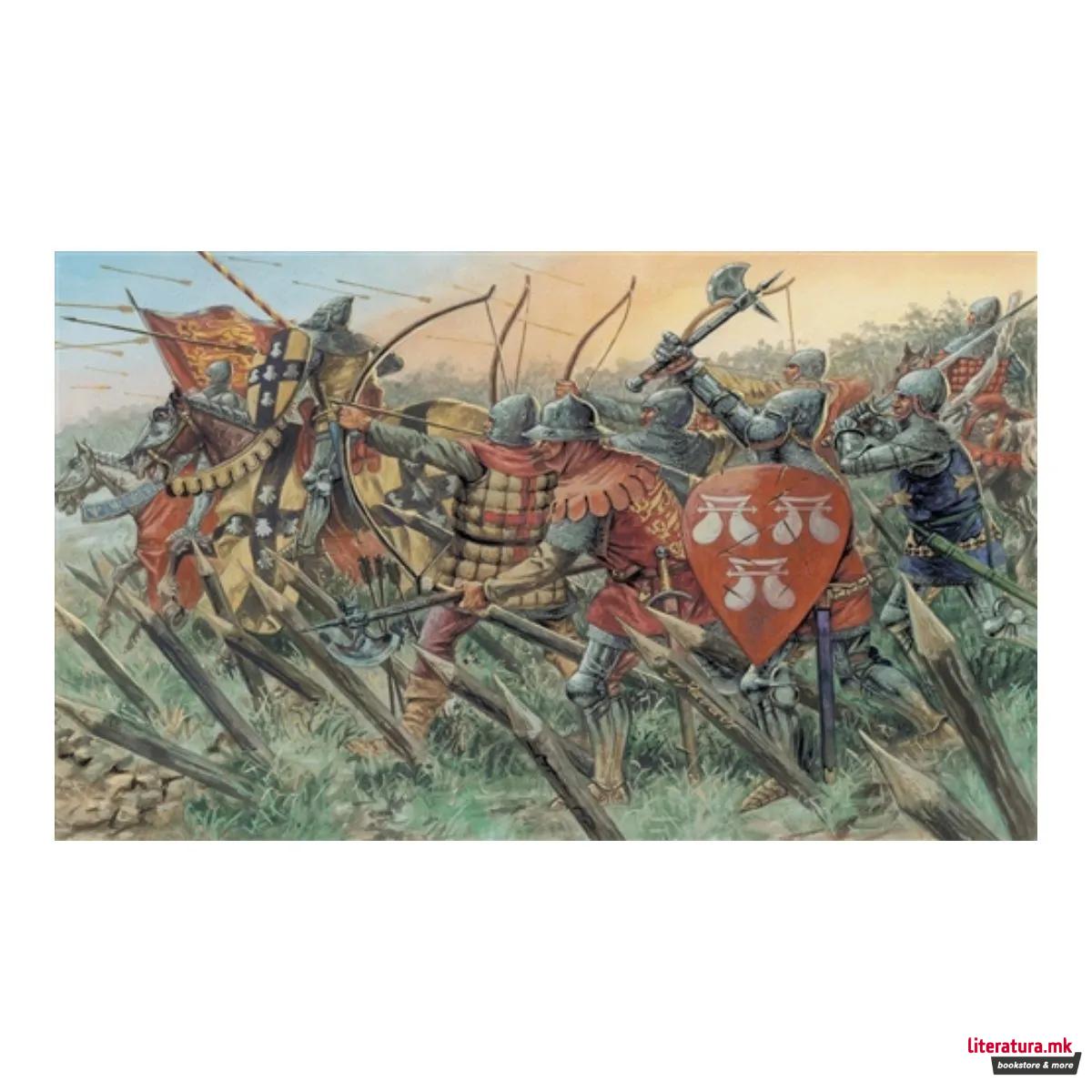 Макета, English Knights and Archers, 1:72