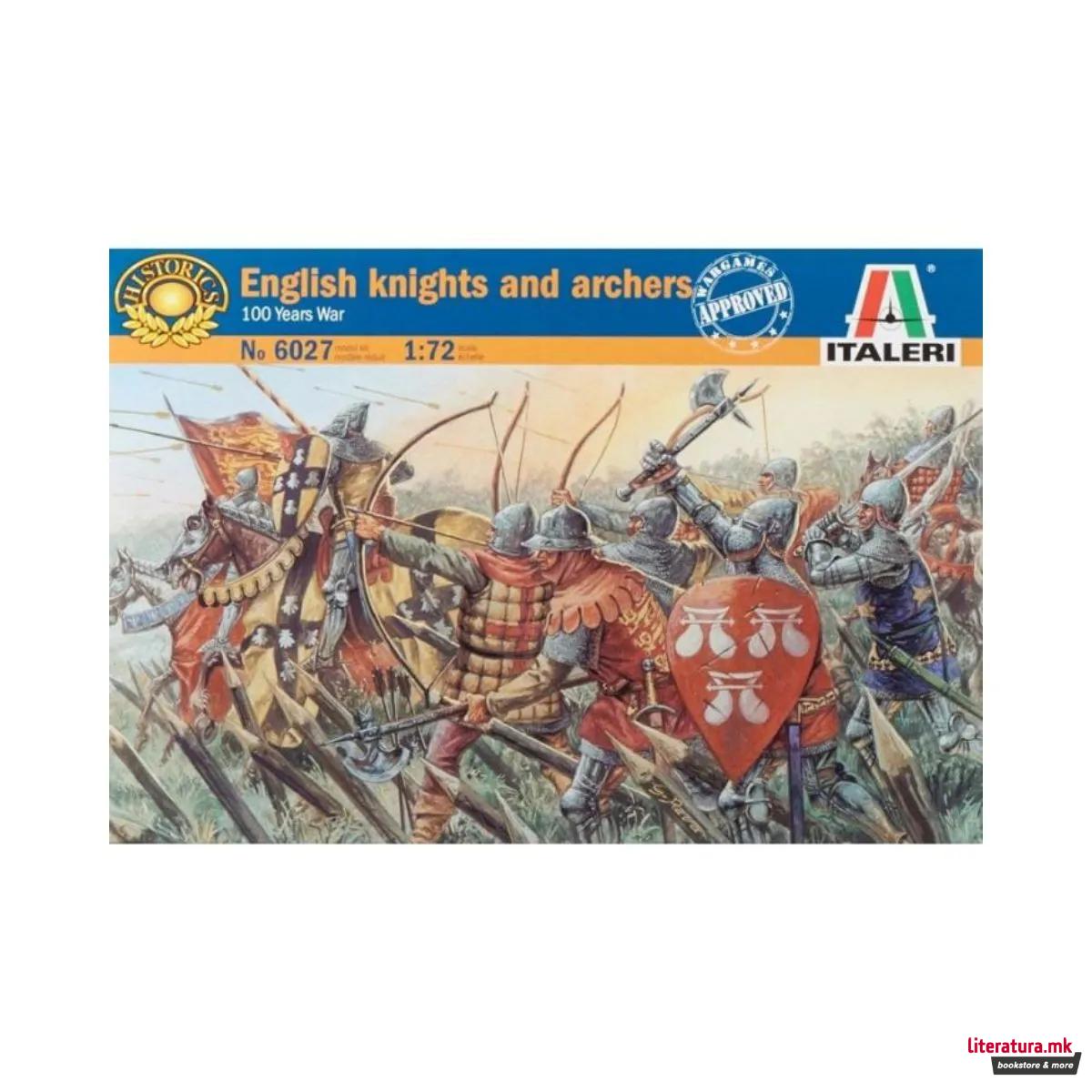 Макета, English Knights and Archers, 1:72 