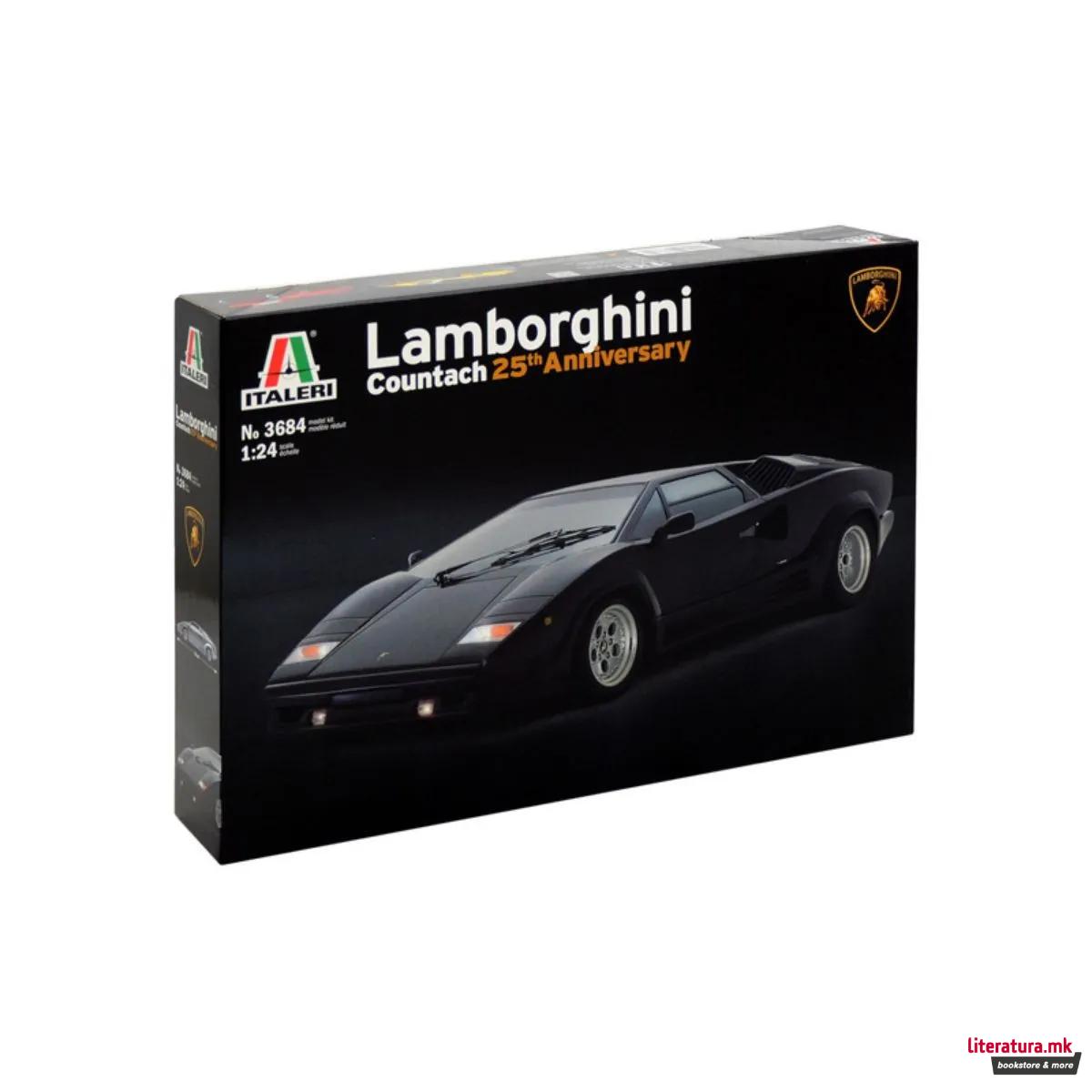Макета, Lamborghini Countach 25th Anniversary, 1:24