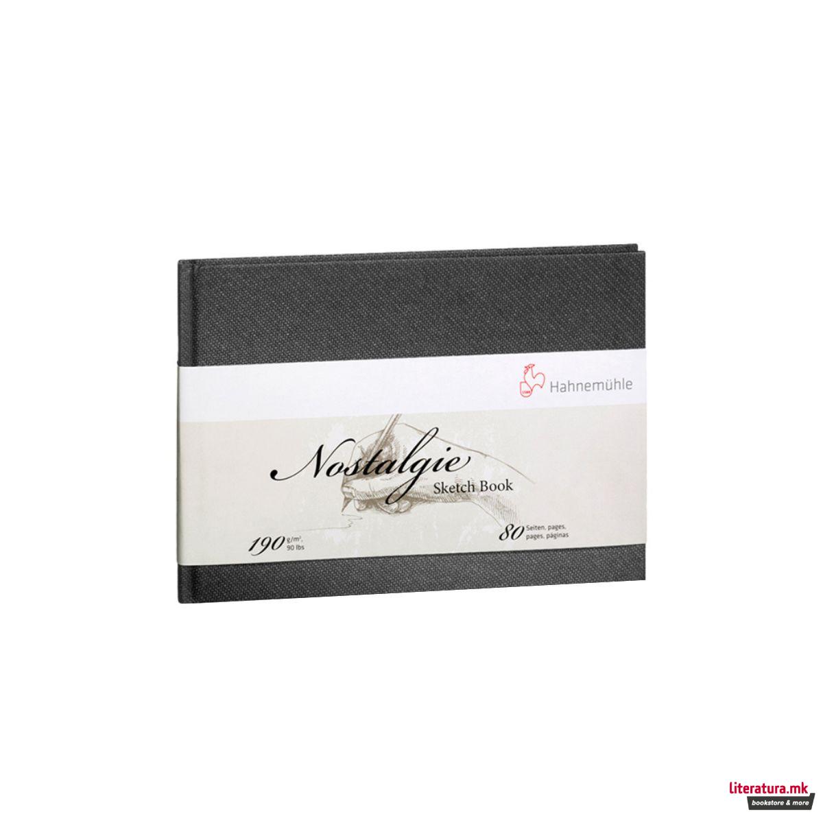 Скицник, Nostalgie, 190 g/cm², А6 хоризонтален