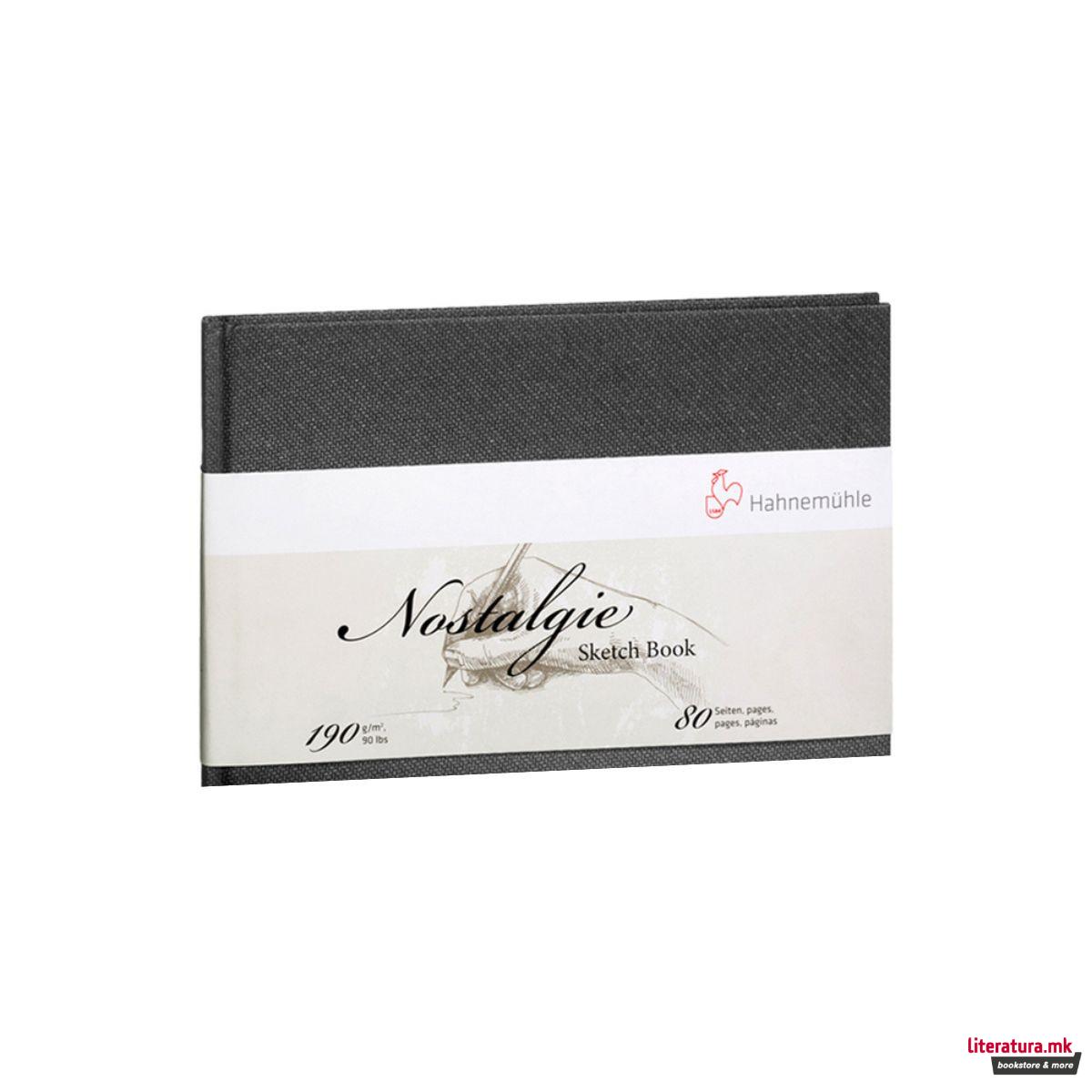 Скицник, Nostalgie, 190 g/cm², A5 хоризонтален