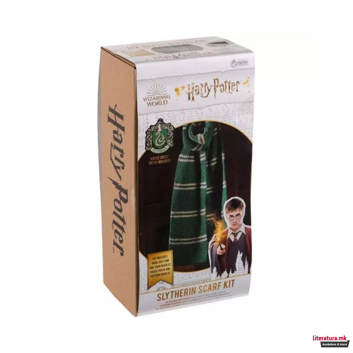 Сет за плетење, Harry Potter - Slytherin Scarf Knit Kit 