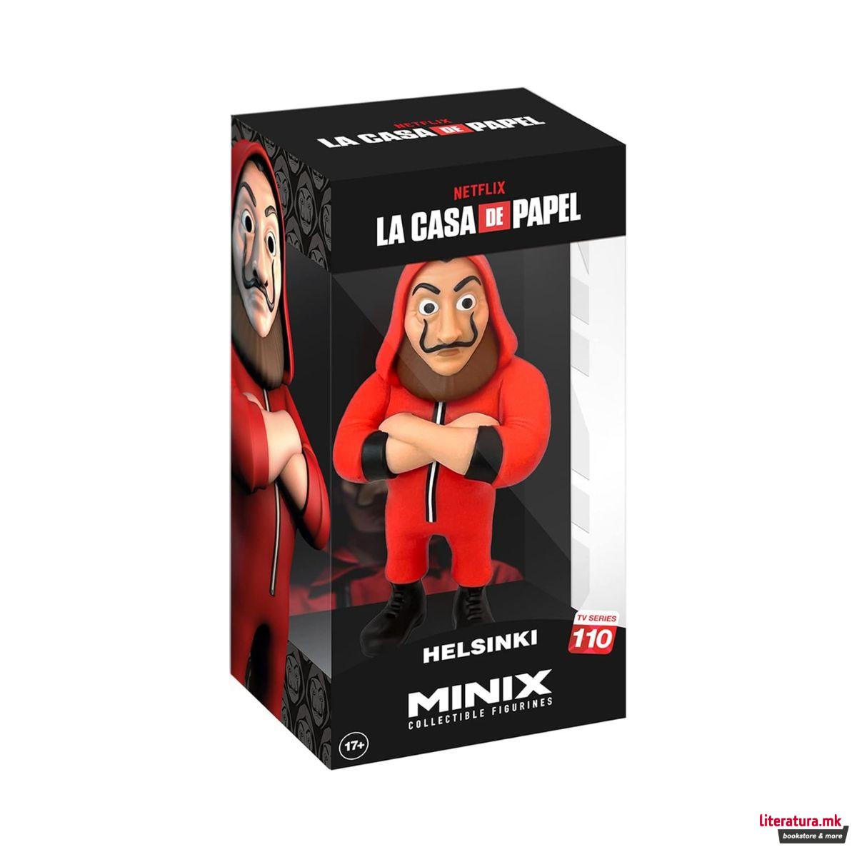 Фигура, La Casa de Papel - Helsinki with Mask (Minix), 12 cm