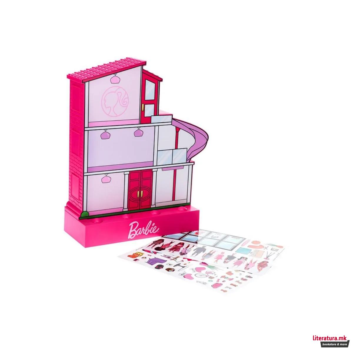 3D столна ламба со стикери, Barbie Dreamhouse