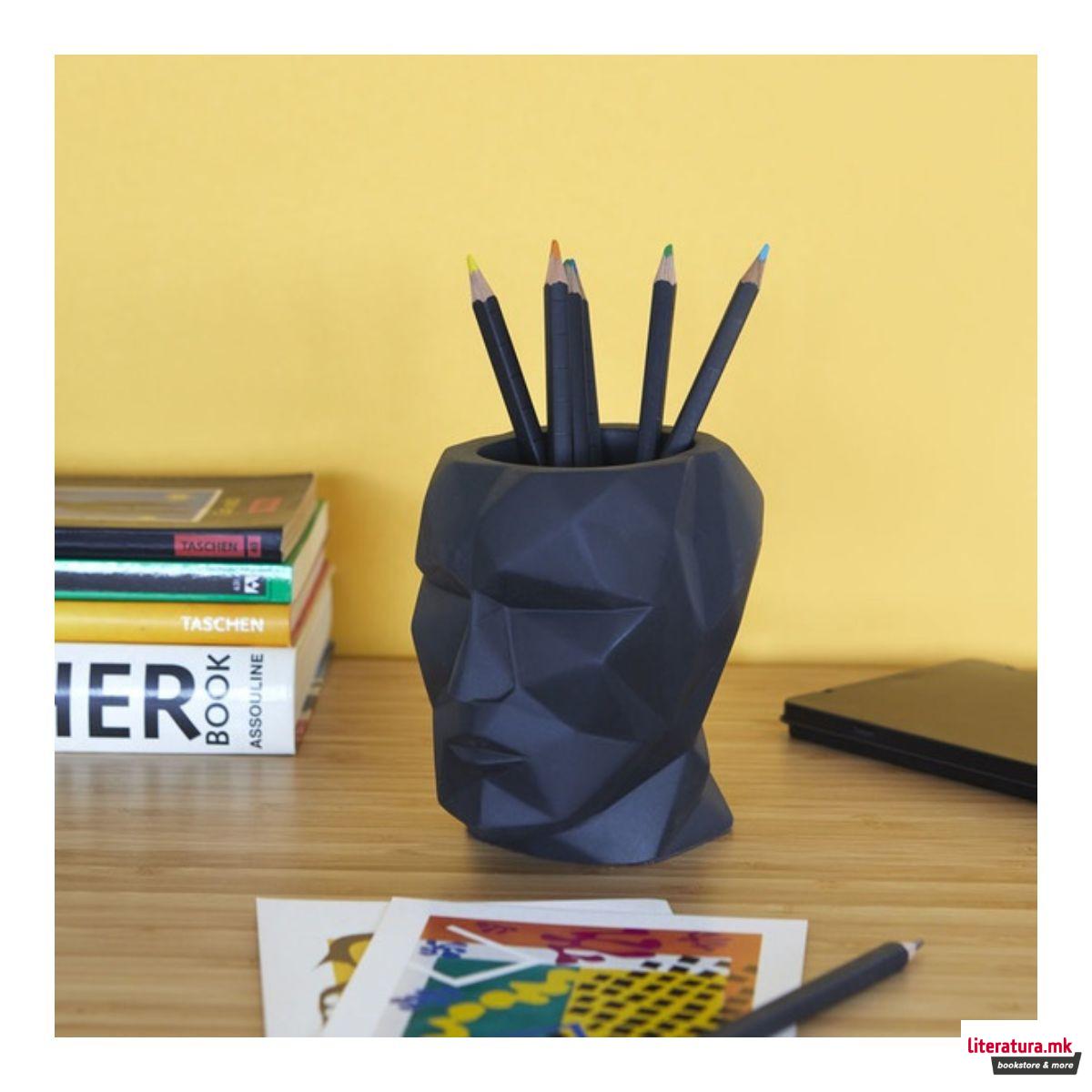 Чаша за моливи, The Head, црна 