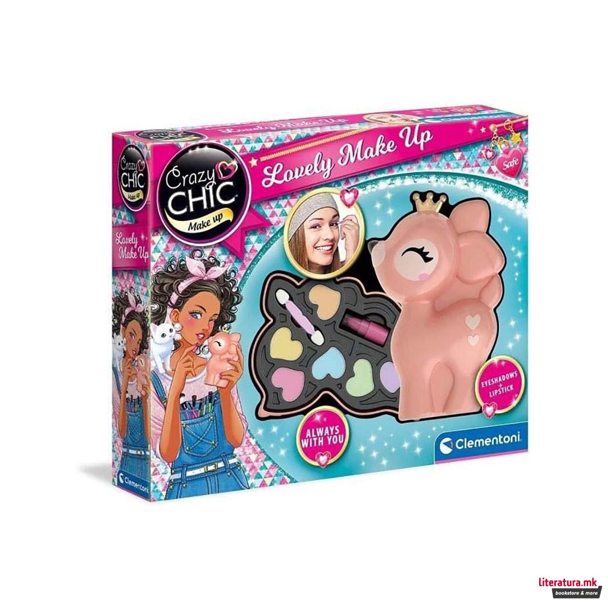 Детски сет за шминка, Crazy Chic - Lovely Make Up Fawn
