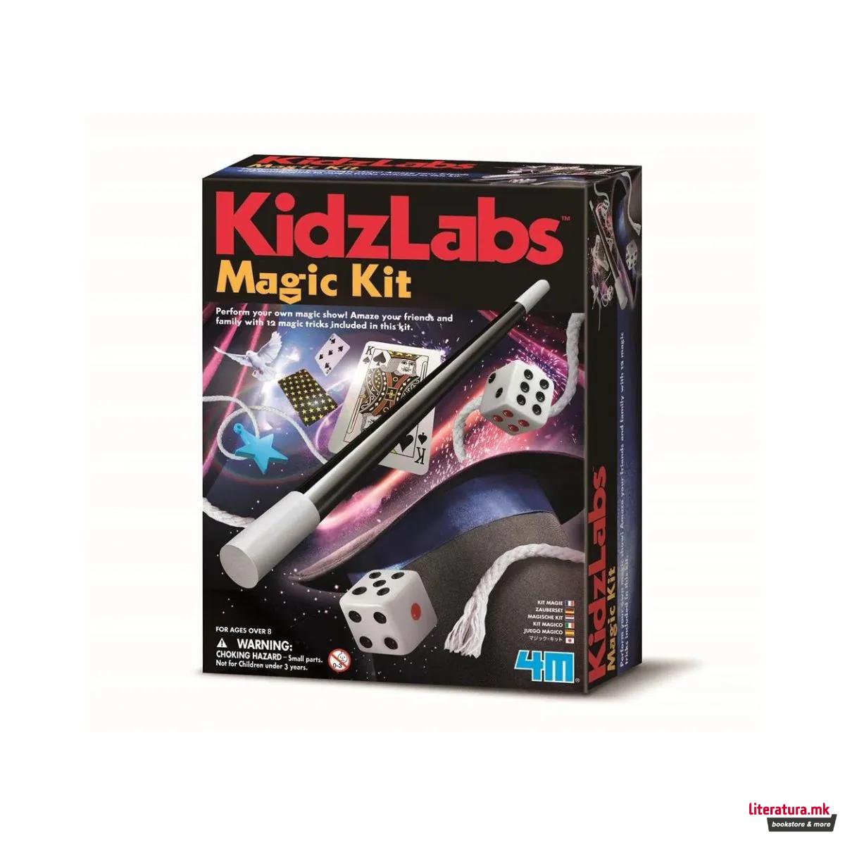 Сет со магични трикови, KidzLabs, Magic Kit