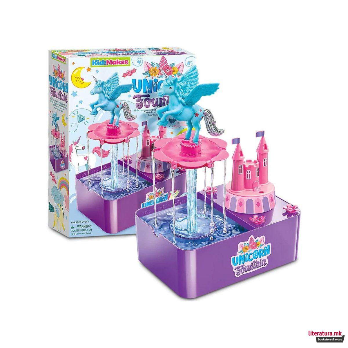 Сет за градба, KidzMaker, Unicorn Fountain 