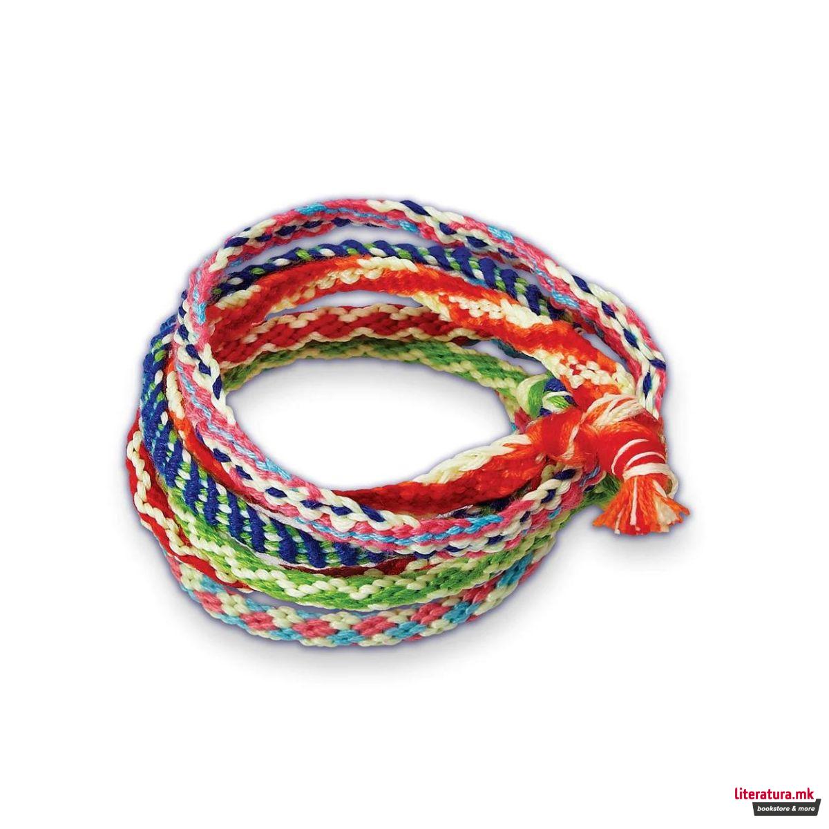 Сет за изработка, KidzMaker, Glow Friendship Bracelets