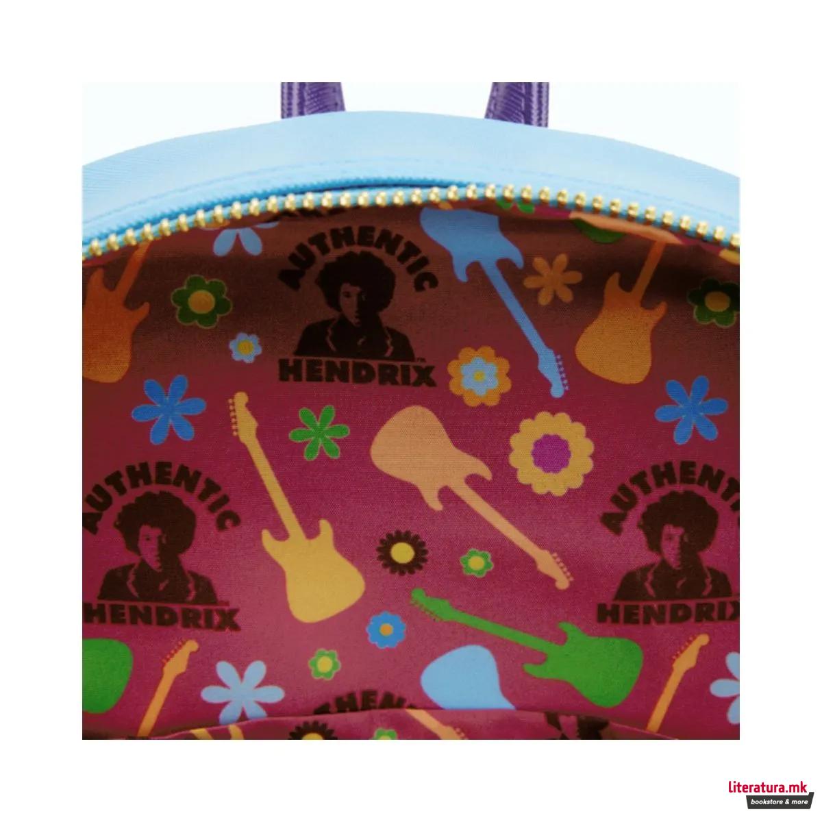 Ранец, Loungefly, Jimi Hendrix - Psychedelic Landscape (Glow in the dark)