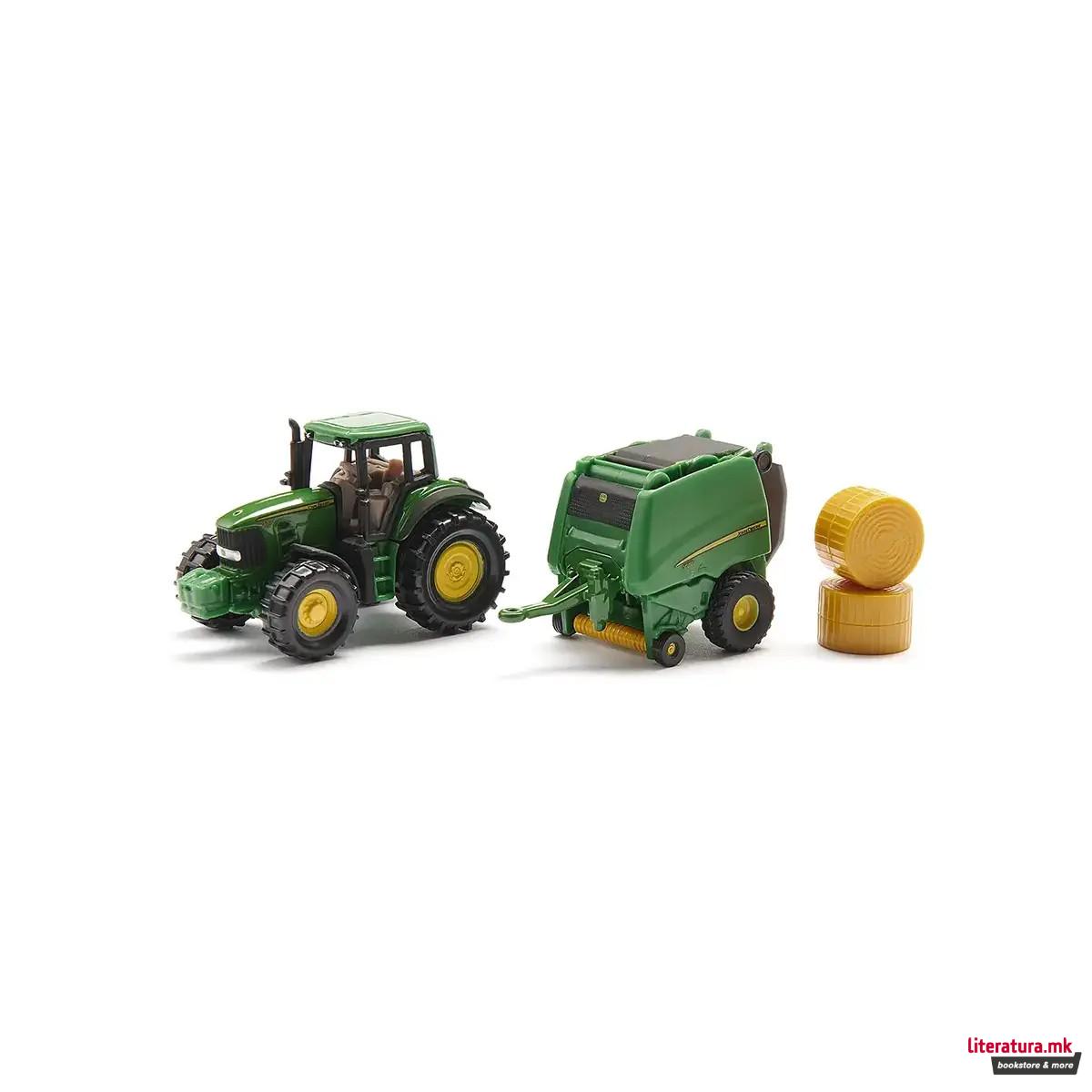 Фигура, John Deere tractor with Round Baler