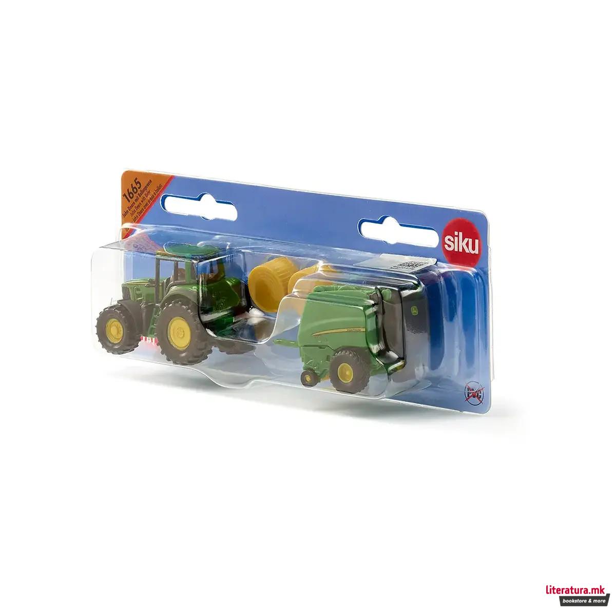 Фигура, John Deere tractor with Round Baler