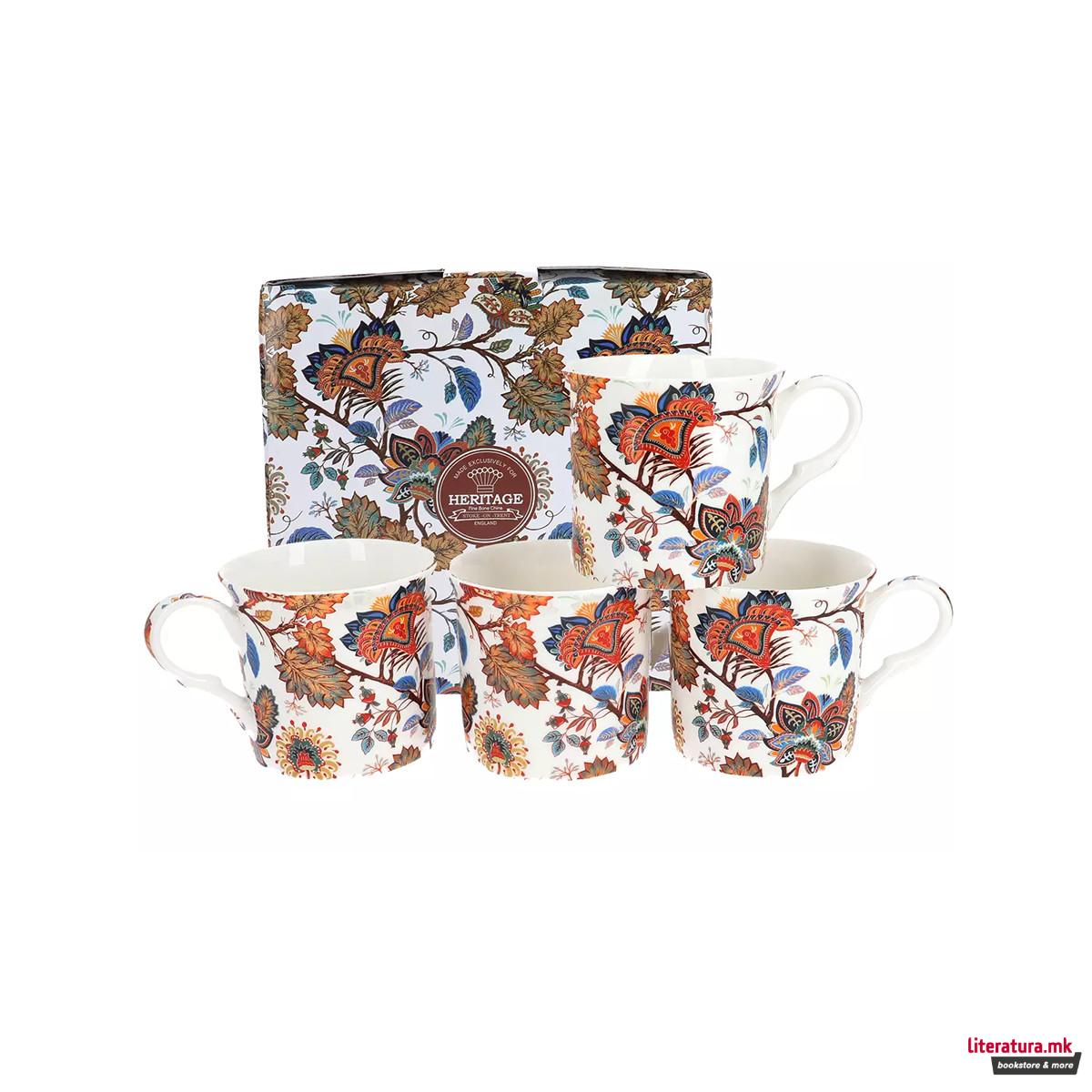 Сет од 4 шолји, Bimini (Fine Bone China), 295 ml