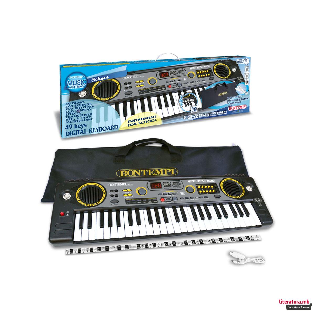 Дигитална клавијатура, Music Academy, 49 клавиши 