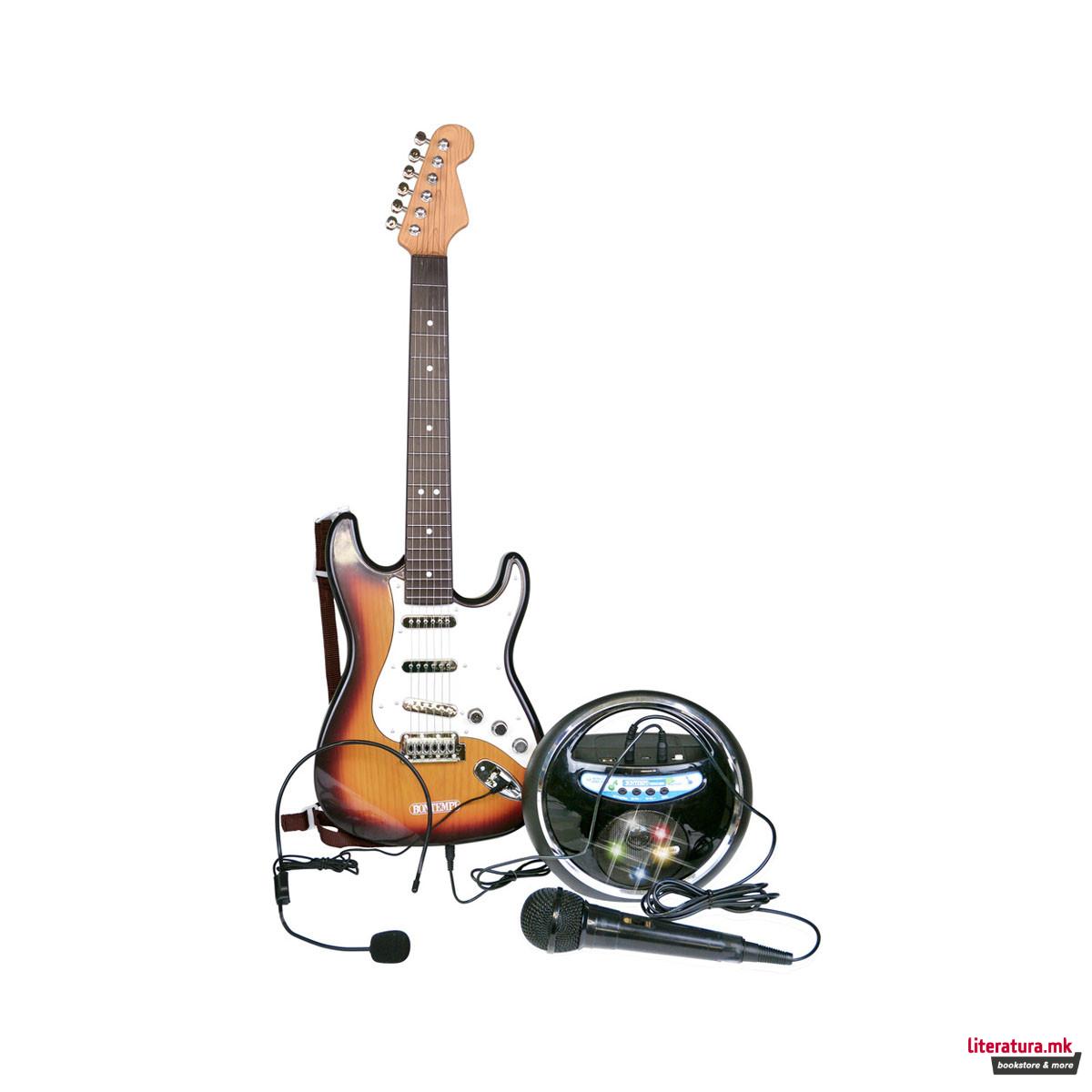 Електронска рок гитара со безжично појачало, iSound Electronic Rock Guitar 