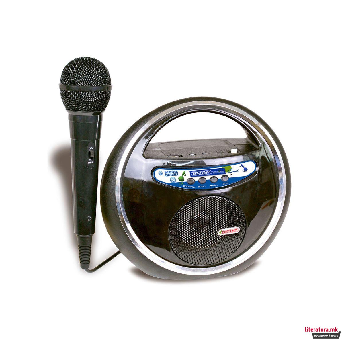 Безжично појачало со микрофон, iSound Wireless Amplifier