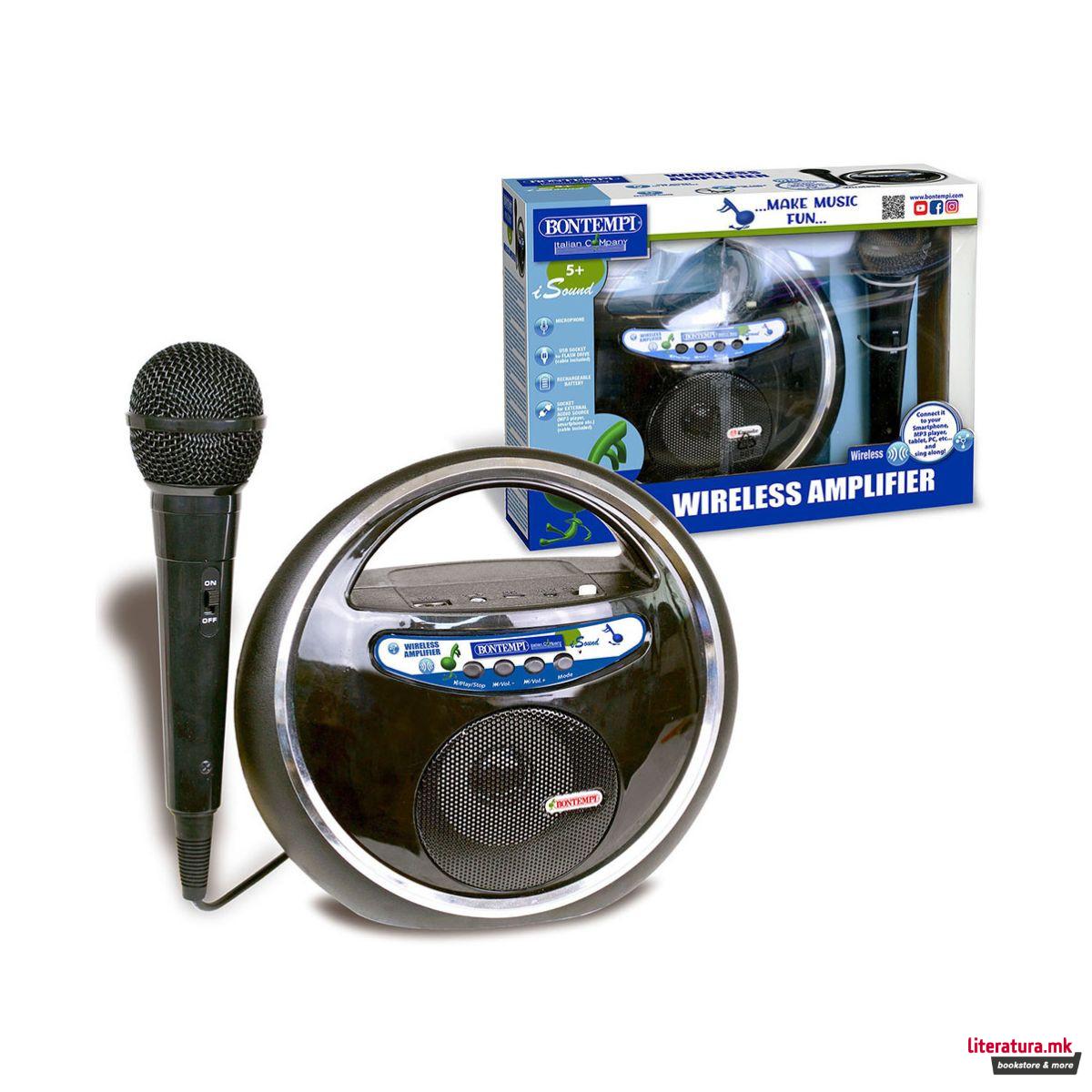 Безжично појачало со микрофон, iSound Wireless Amplifier