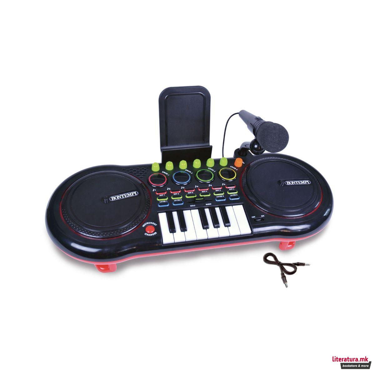 DJ миксета со микрофон, iSound Dj Mixer