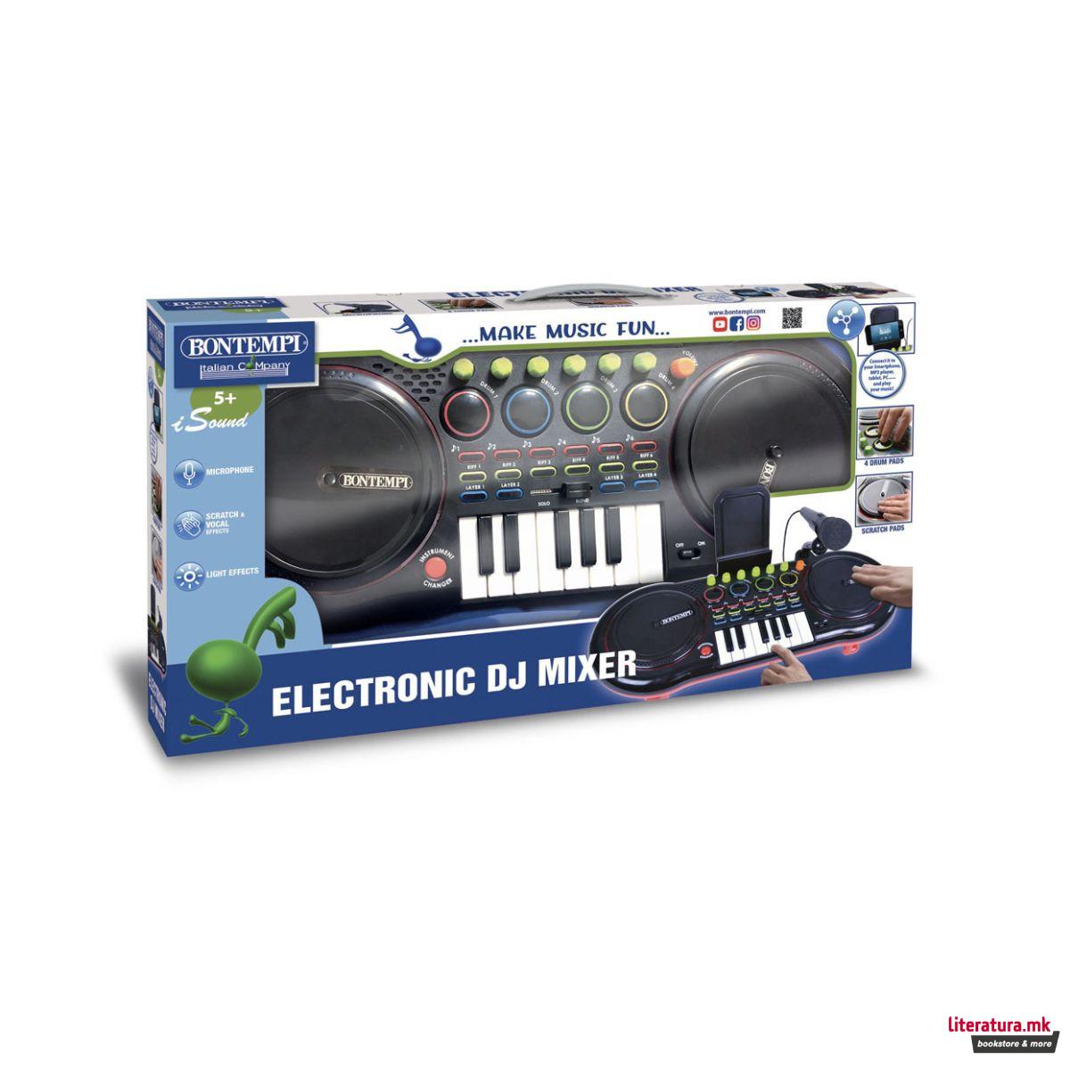 DJ миксета со микрофон, iSound Dj Mixer