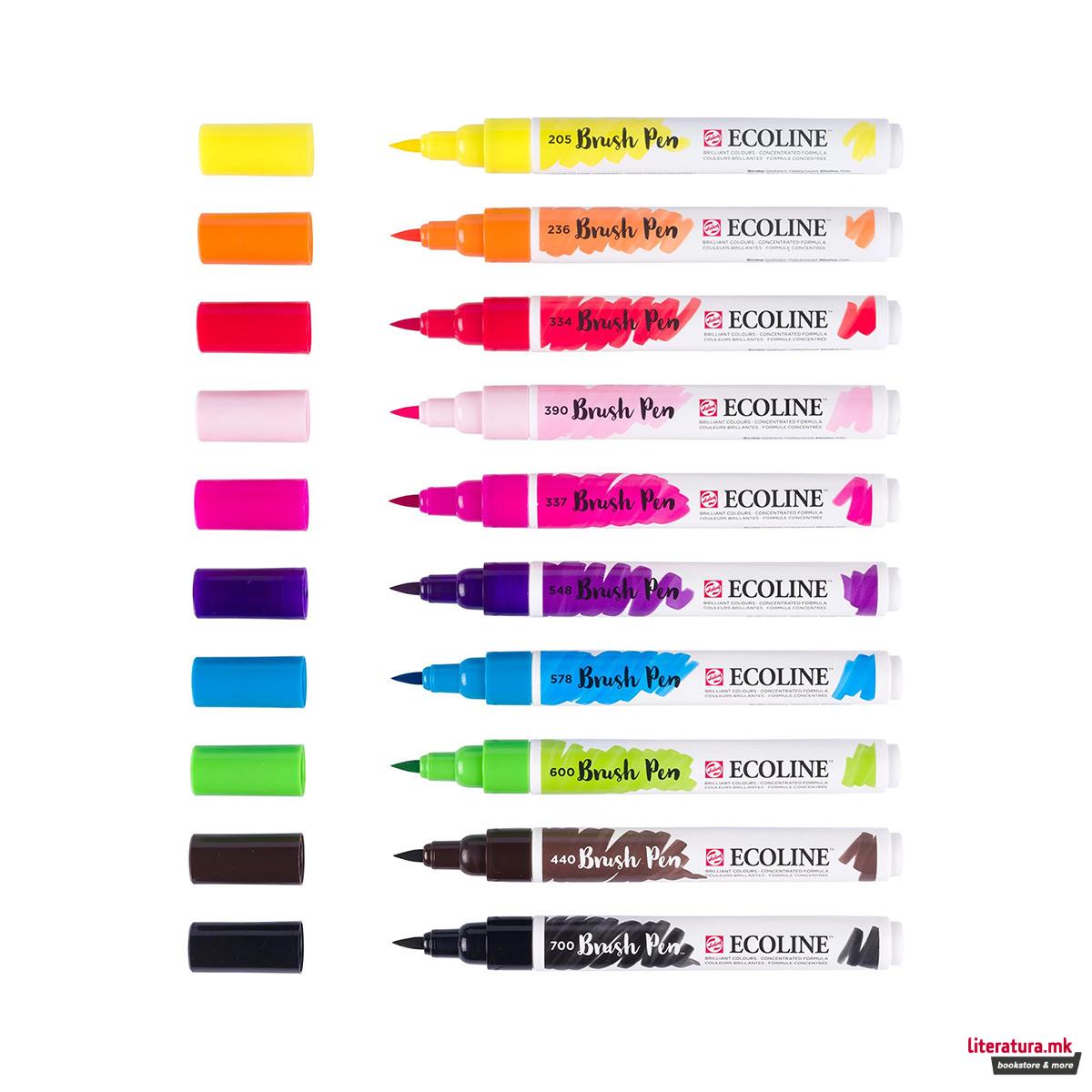 Сет брашпенс, Ecoline - Bright, 10 бои
