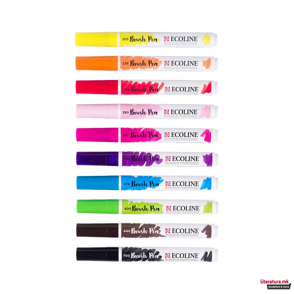 Сет брашпенс, Ecoline - Bright, 10 бои