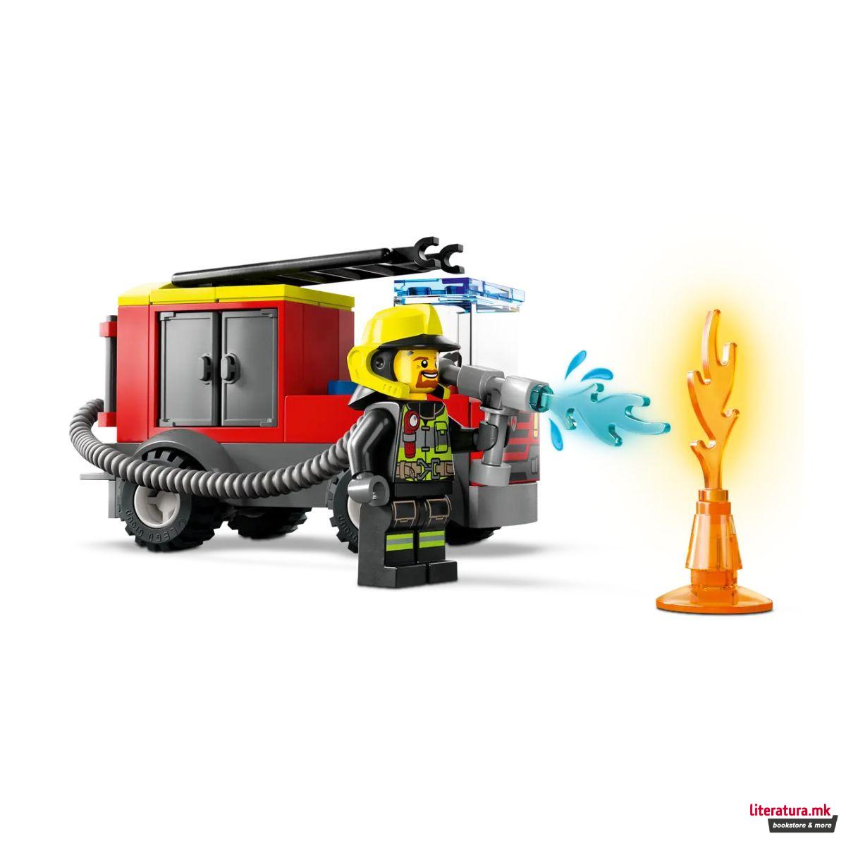 LEGO коцки, City, Fire Station and Fire Truck 