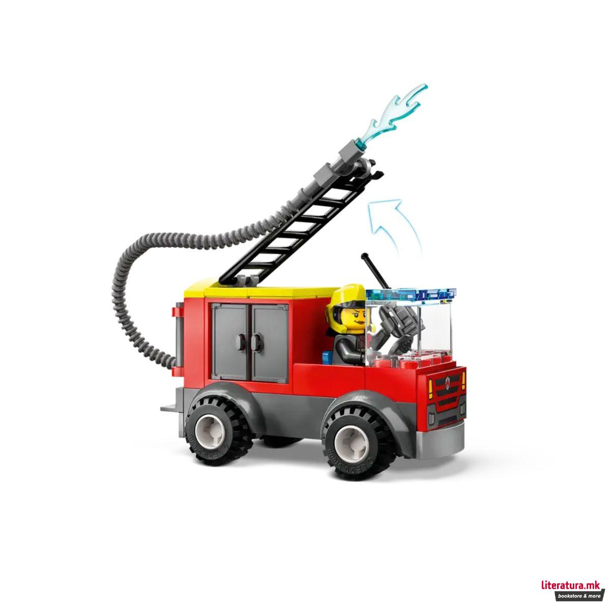 LEGO коцки, City, Fire Station and Fire Truck 