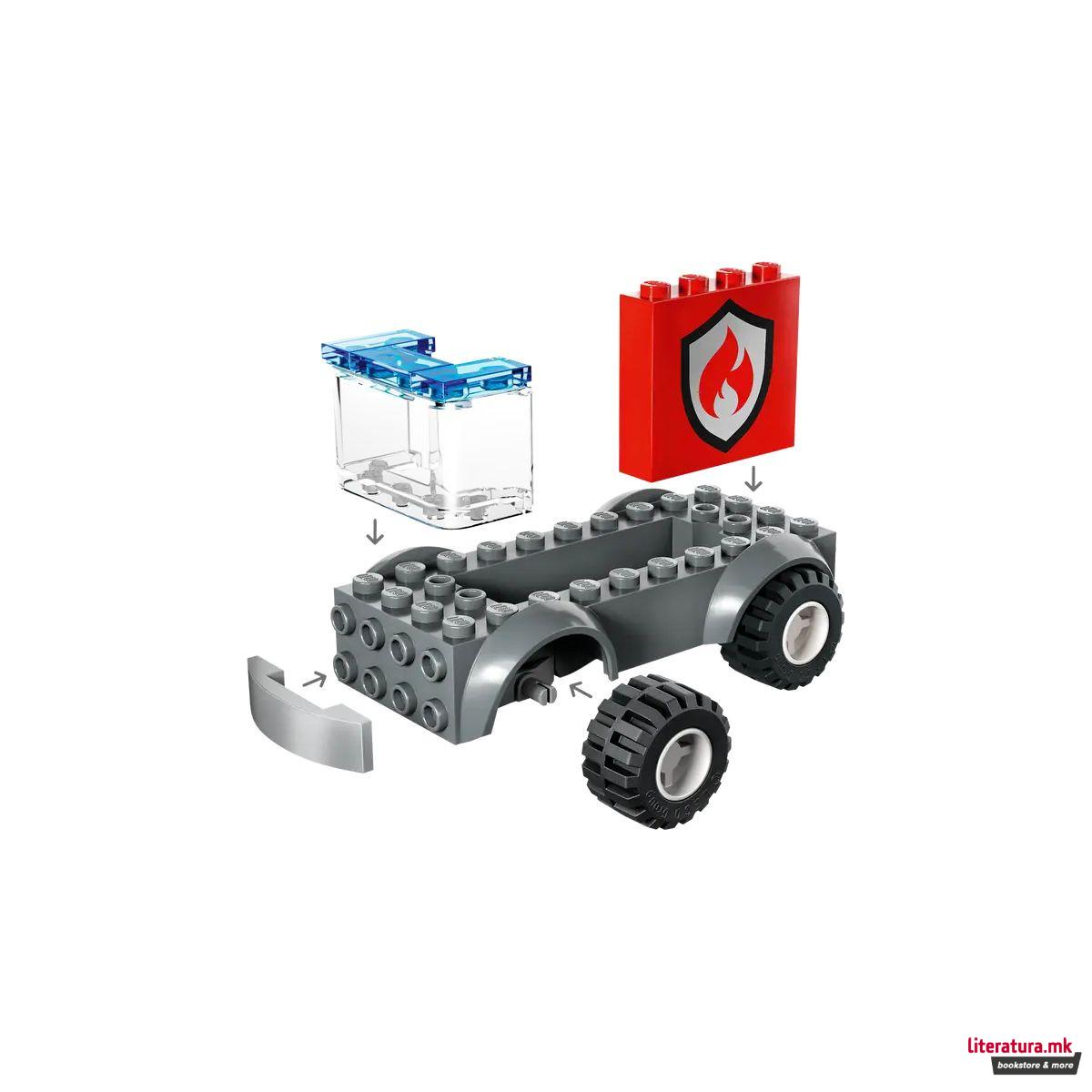 LEGO коцки, City, Fire Station and Fire Truck 