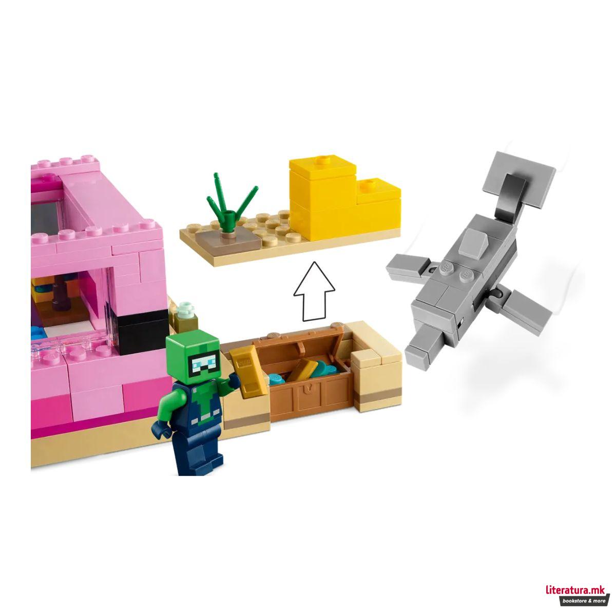 LEGO коцки, Minecraft, The Axolotl House