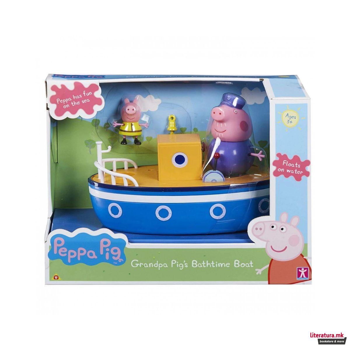 Играчка за во вода, Peppa Pig - Grandpa Pig's Bathtime Boat