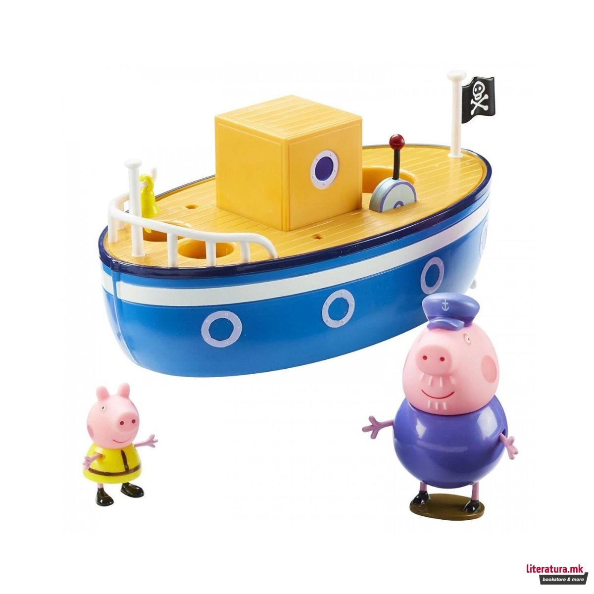 Играчка за во вода, Peppa Pig - Grandpa Pig's Bathtime Boat