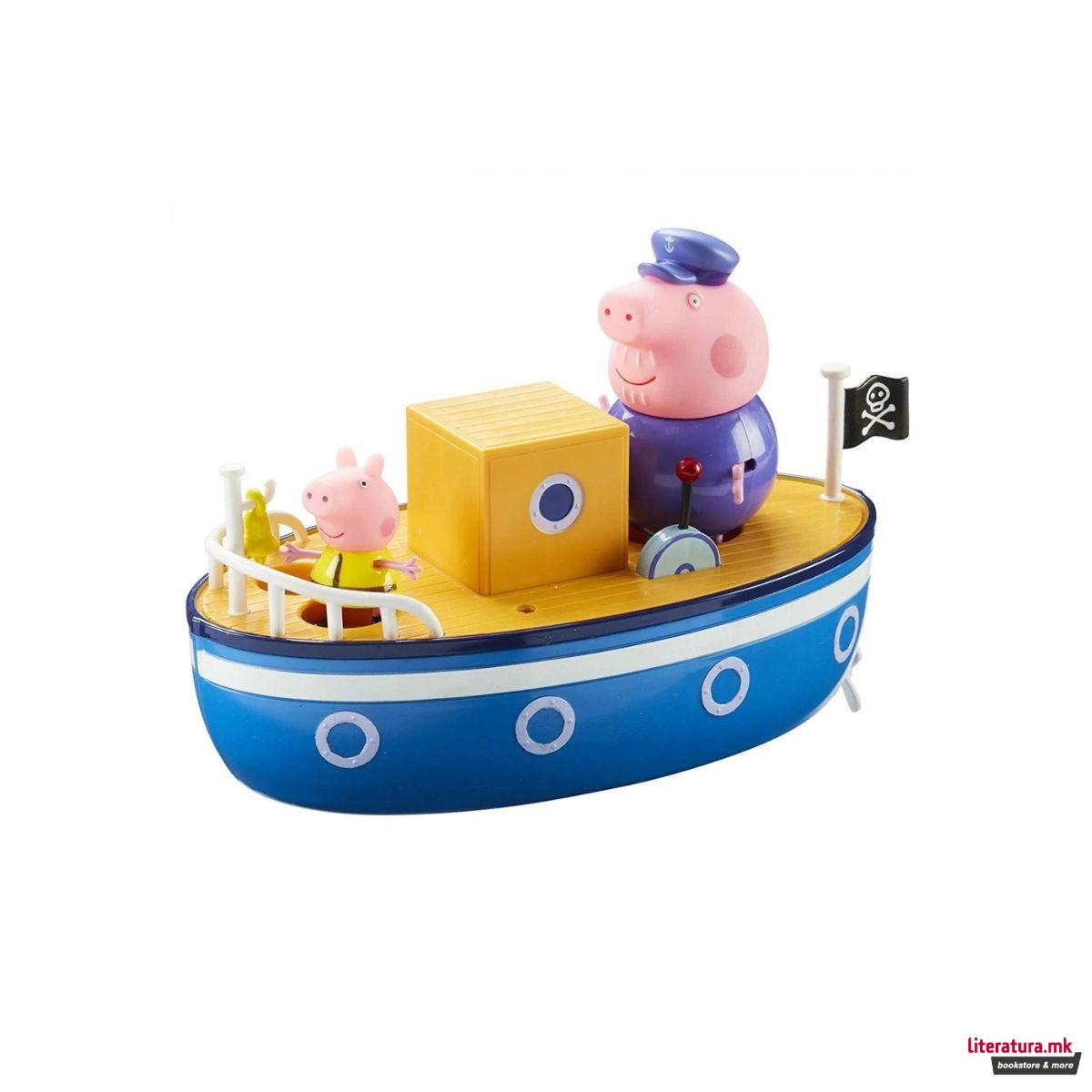 Играчка за во вода, Peppa Pig - Grandpa Pig's Bathtime Boat